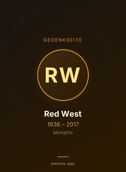 Gedenkportrait von Red West