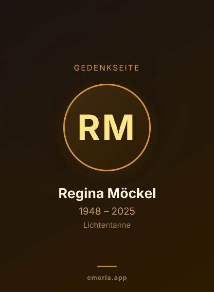 Gedenkportrait von Regina Möckel