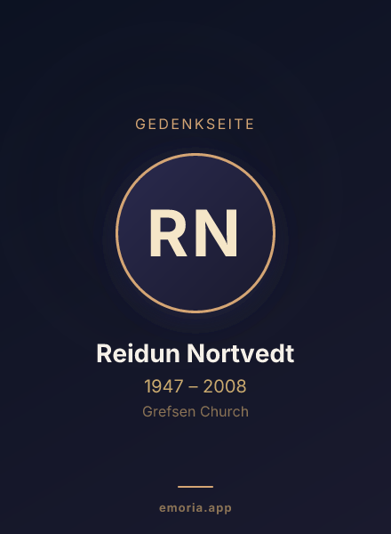 Gedenkportrait von Reidun Nortvedt