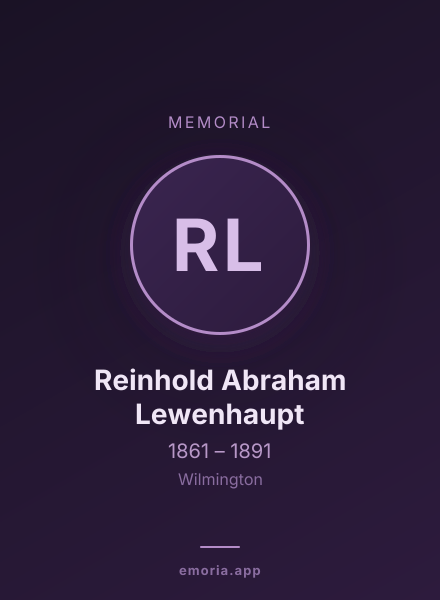 Memorial portrait of Reinhold Abraham Lewenhaupt