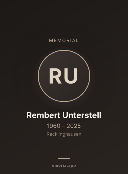 Memorial portrait of Rembert Unterstell