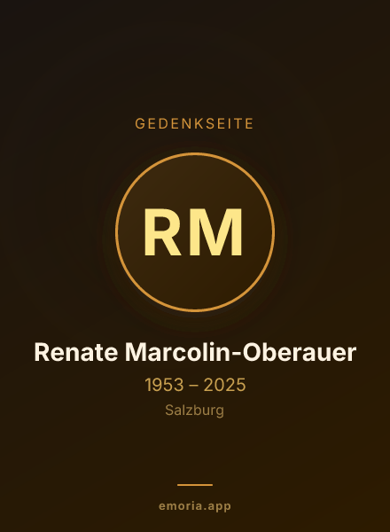 Gedenkportrait von Renate Marcolin-Oberauer