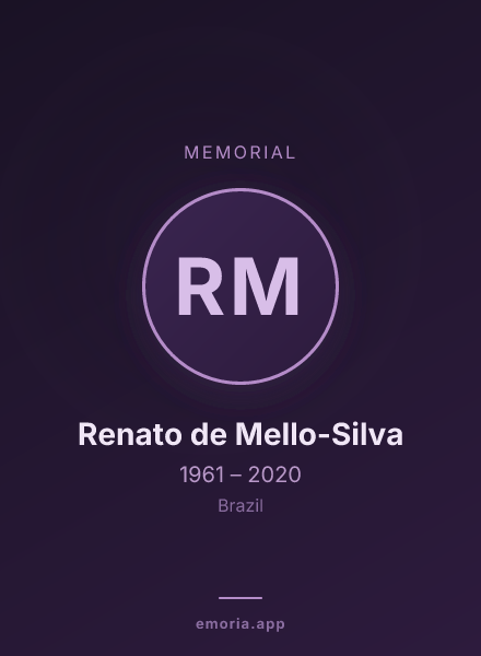 Memorial portrait of Renato de Mello-Silva