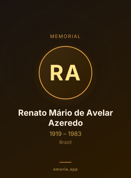 Memorial portrait of Renato Mário de Avelar Azeredo