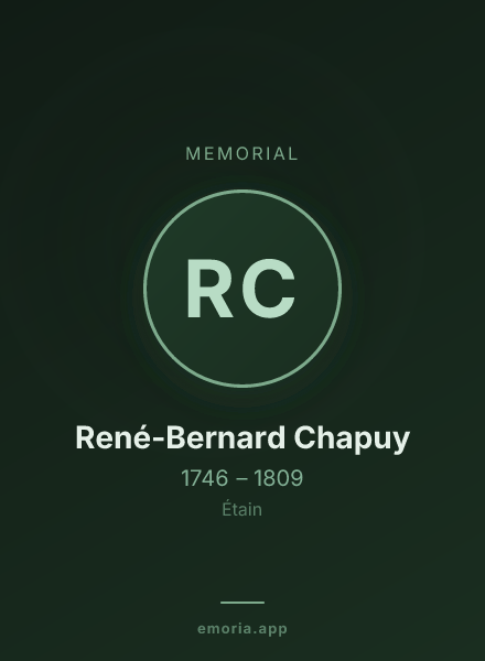 Memorial portrait of René-Bernard Chapuy