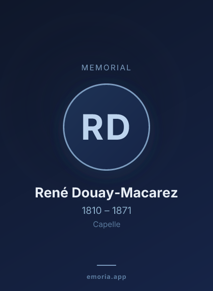 Memorial portrait of René Douay-Macarez