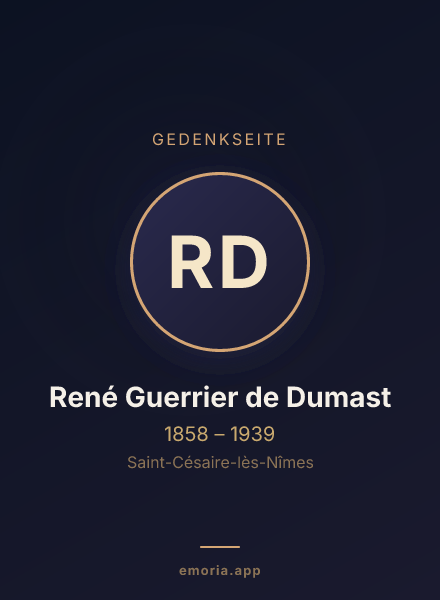 Gedenkportrait von René Guerrier de Dumast