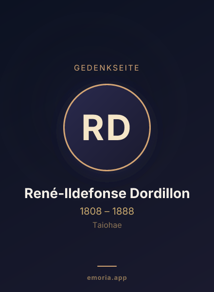 Gedenkportrait von René-Ildefonse Dordillon