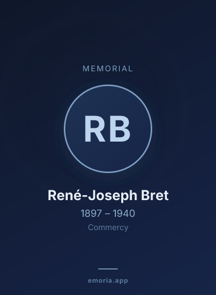 Memorial portrait of René-Joseph Bret