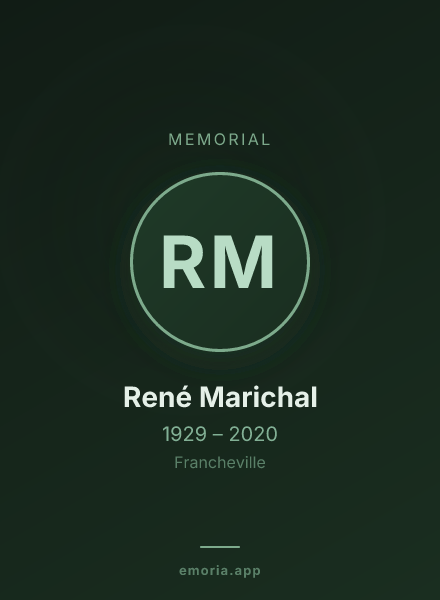 Memorial portrait of René Marichal