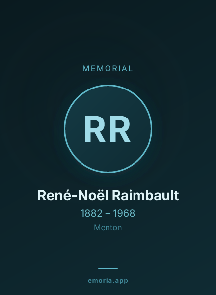 Memorial portrait of René-Noël Raimbault