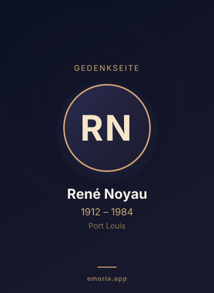 Gedenkportrait von René Noyau