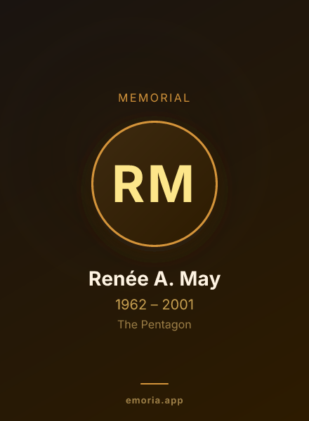 Memorial portrait of Renée A. May