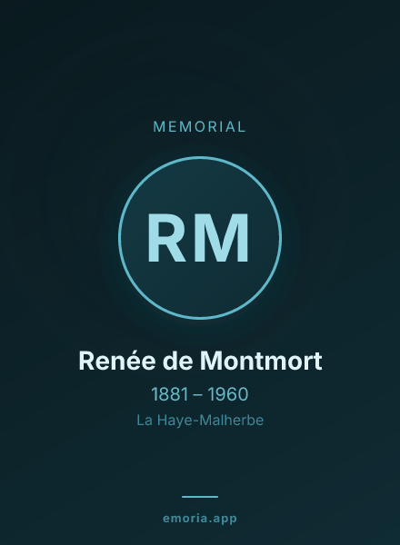 Memorial portrait of Renée de Montmort