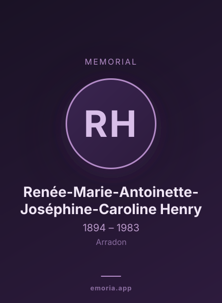 Memorial portrait of Renée-Marie-Antoinette-Joséphine-Caroline Henry