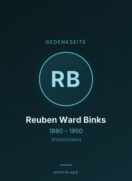 Gedenkportrait von Reuben Ward Binks