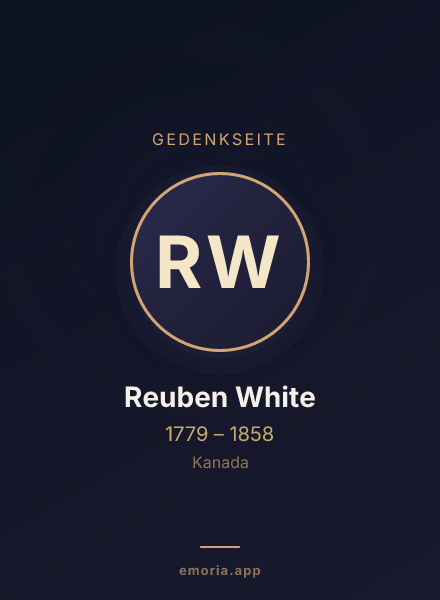 Gedenkportrait von Reuben White