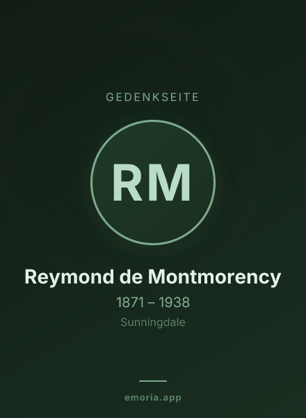 Gedenkportrait von Reymond de Montmorency