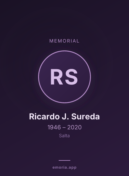 Memorial portrait of Ricardo J. Sureda