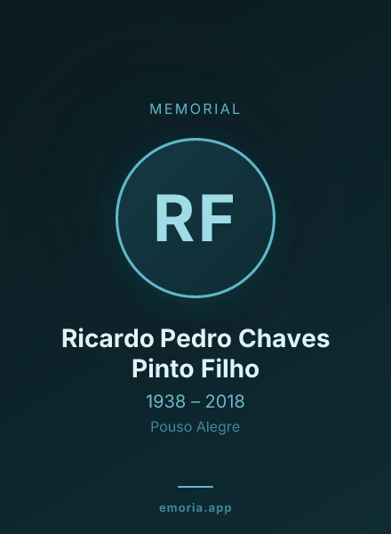 Memorial portrait of Ricardo Pedro Chaves Pinto Filho