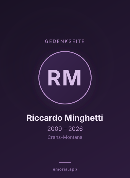 Gedenkportrait von Riccardo Minghetti