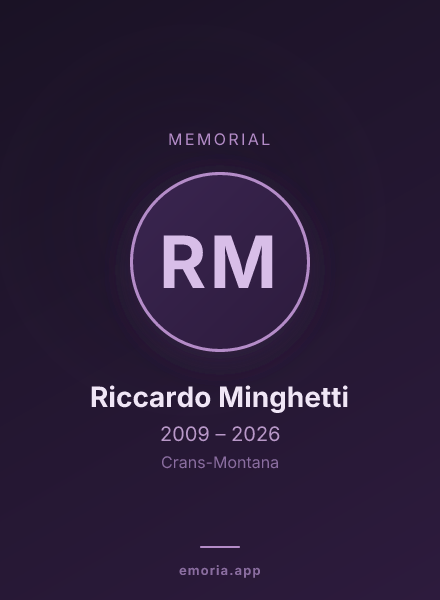 Memorial portrait of Riccardo Minghetti