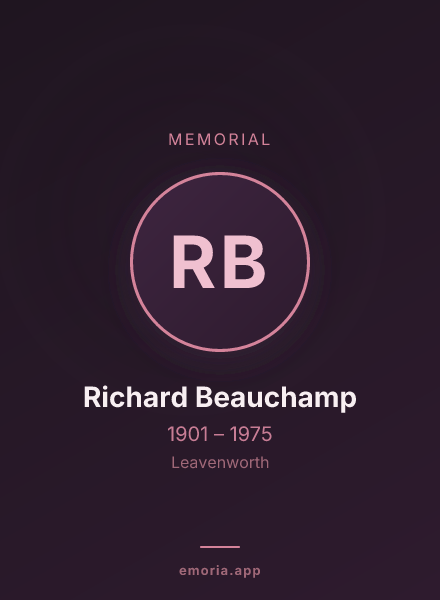 Memorial portrait of Richard Beauchamp