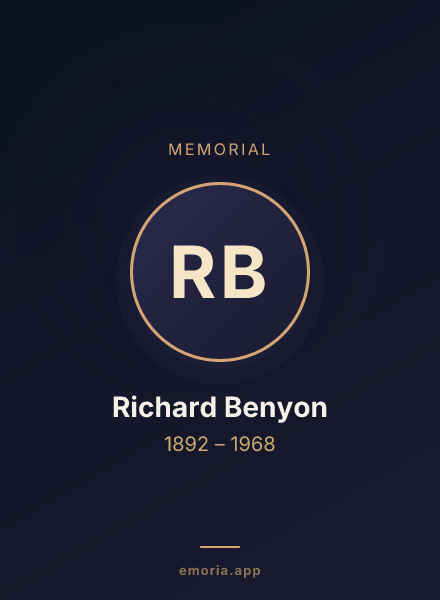 Memorial portrait of Richard Benyon