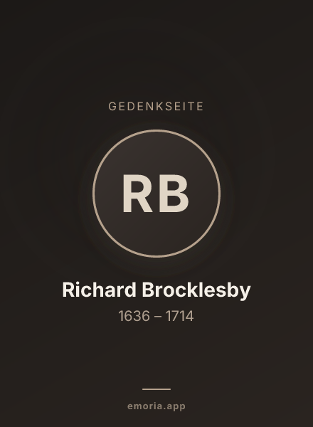 Gedenkportrait von Richard Brocklesby