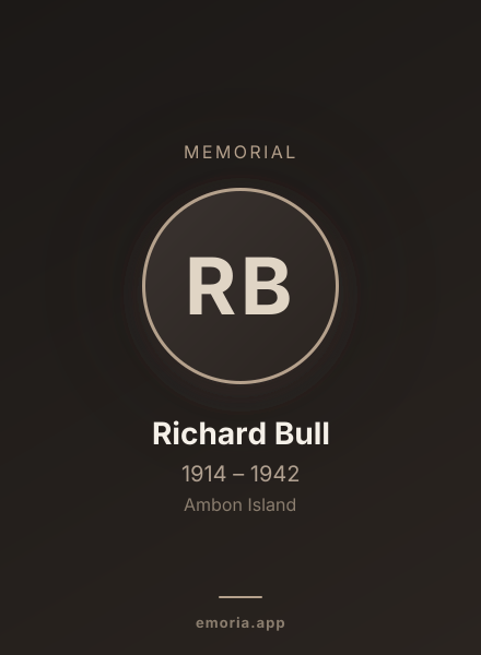 Memorial portrait of Richard Bull