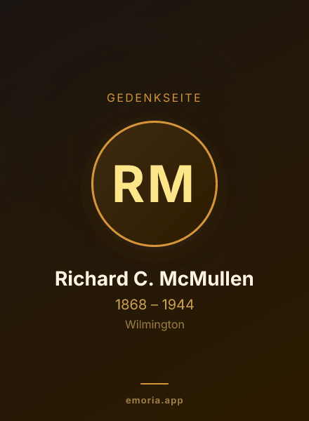 Gedenkportrait von Richard C. McMullen