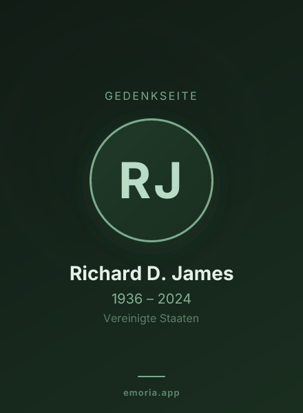 Gedenkportrait von Richard D. James