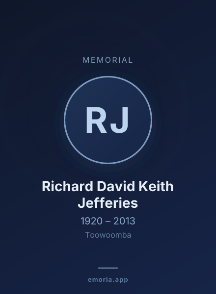 Memorial portrait of Richard David Keith Jefferies