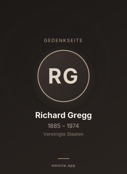 Gedenkportrait von Richard Gregg