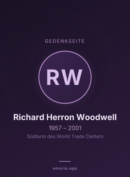 Gedenkportrait von Richard Herron Woodwell