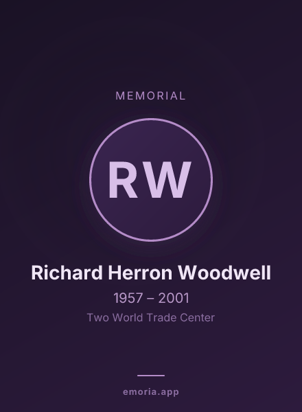 Memorial portrait of Richard Herron Woodwell