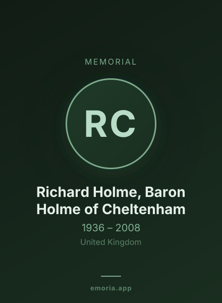 Memorial portrait of Richard Holme, Baron Holme of Cheltenham