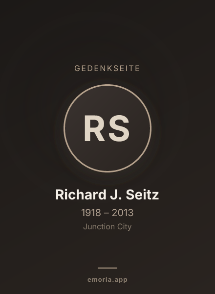 Gedenkportrait von Richard J. Seitz
