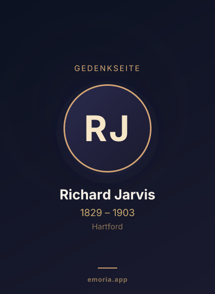 Gedenkportrait von Richard Jarvis
