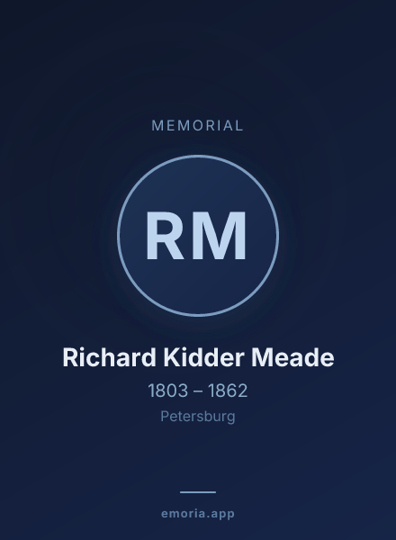 Memorial portrait of Richard Kidder Meade
