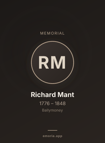 Memorial portrait of Richard Mant