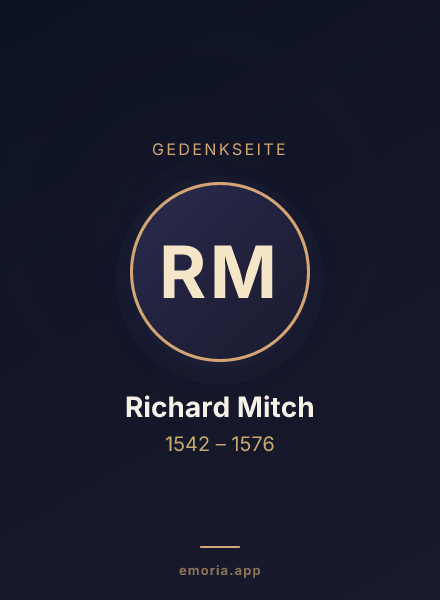 Gedenkportrait von Richard Mitch