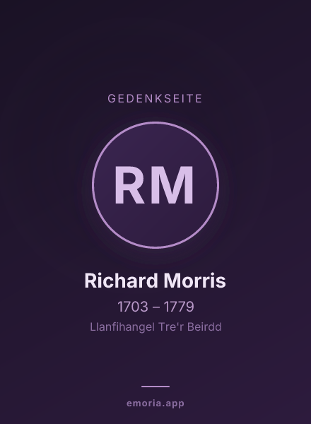 Gedenkportrait von Richard Morris