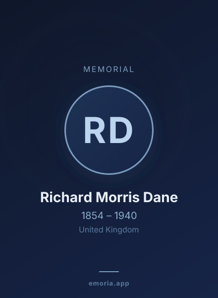 Memorial portrait of Richard Morris Dane