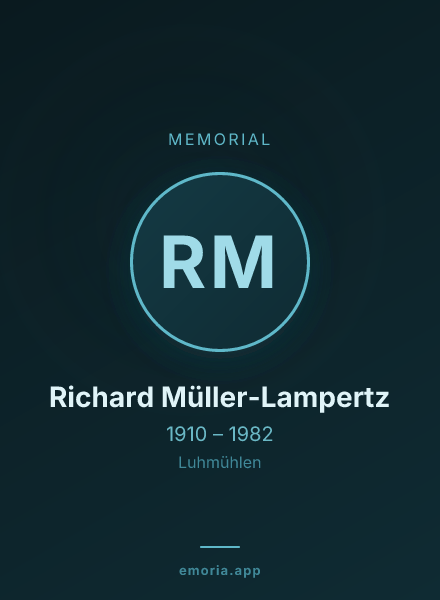 Memorial portrait of Richard Müller-Lampertz