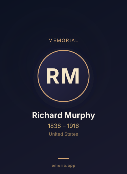 Memorial portrait of Richard Murphy