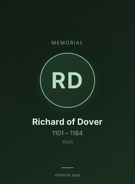 Memorial portrait of Richard of Dover
