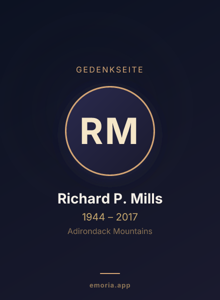 Gedenkportrait von Richard P. Mills