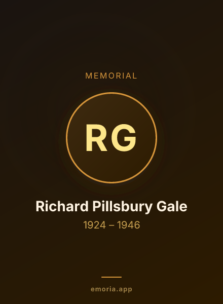 Memorial portrait of Richard Pillsbury Gale