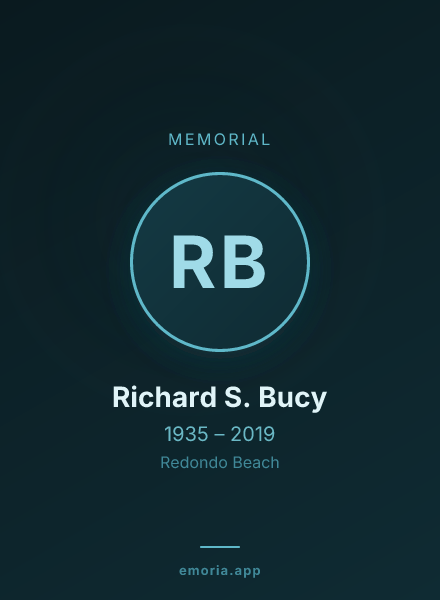 Memorial portrait of Richard S. Bucy